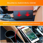 🎉 Organizador Multifuncional de Asiento de Coche de Cuero Genuino