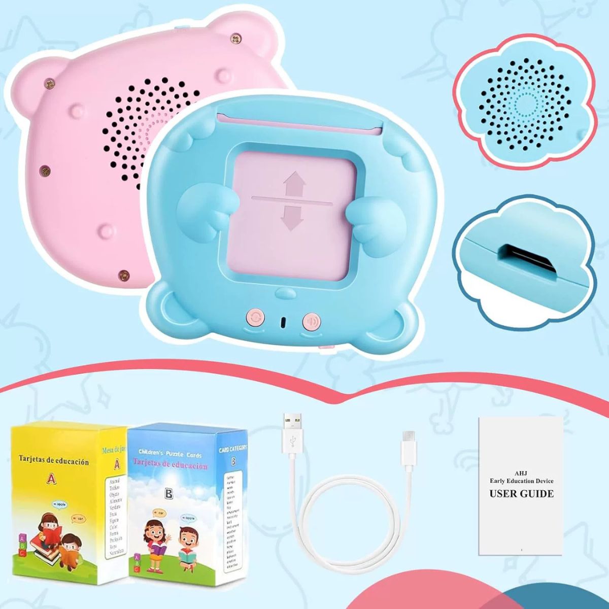 112 Tarjetas Bilingües Inglés-Español con Sonido Niños - Gimideal