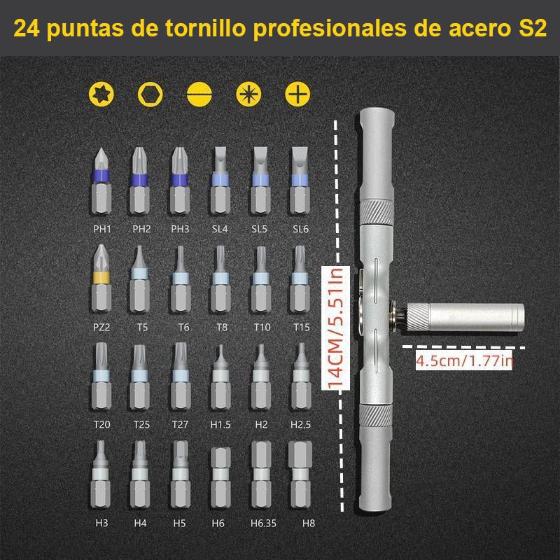 Juego de Destornilladores Magnéticos Multiusos de 24 Piezas - GimidealJuego de Destornilladores Magnéticos Multiusos de 24 PiezasGimidealGimidealJuego de Destornilladores Magnéticos Multiusos de 24 Piezas - Gimideal