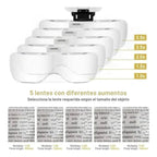 Lupa de Cabeza LED con 5 Lentes Intercambiables y Carga USB – Amplificador de Visión para Trabajos de Precisión - GimidealLupa de Cabeza LED con 5 Lentes Intercambiables y Carga USB – Amplificador de Visión para Trabajos de PrecisiónGimidealGimidealLupa de Cabeza LED con 5 Lentes Intercambiables y Carga USB – Amplificador de Visión para Trabajos de Precisión