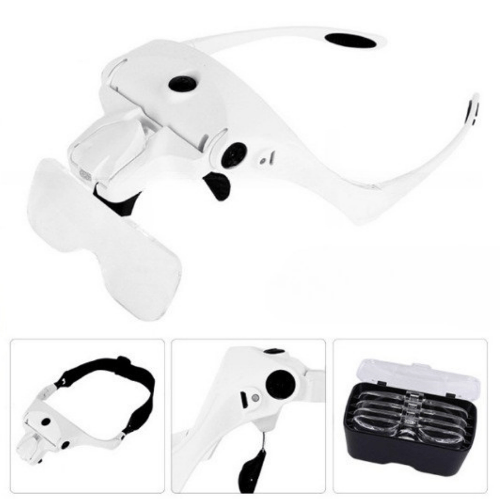 Lupa de Cabeza LED con 5 Lentes Intercambiables y Carga USB – Amplificador de Visión para Trabajos de Precisión - GimidealLupa de Cabeza LED con 5 Lentes Intercambiables y Carga USB – Amplificador de Visión para Trabajos de PrecisiónGimidealGimidealLupa de Cabeza LED con 5 Lentes Intercambiables y Carga USB – Amplificador de Visión para Trabajos de Precisión