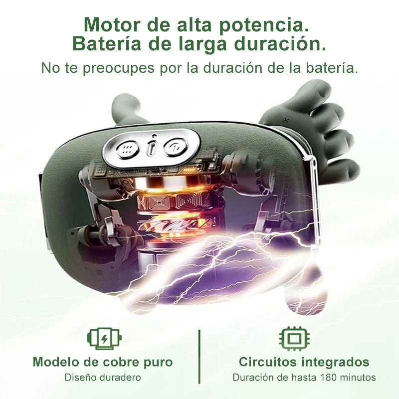 Masajeador Shiatsu de Cuello y Hombros con Calor - 8 Modos de Masaje - Alivia Tensión y Dolor Muscular - Incluye Adaptador para Coche - Diseño Portátil - GimidealMasajeador Shiatsu de Cuello y Hombros con Calor - 8 Modos de Masaje - Alivia Tensión y Dolor Muscular - Incluye Adaptador para Coche - Diseño PortátilGimidealGimidealMasajeador Shiatsu de Cuello y Hombros con Calor - 8 Modos de Masaje - Alivia Tensión y Dolor Muscular - Incluye Adaptador para Coche - Diseño Portátil