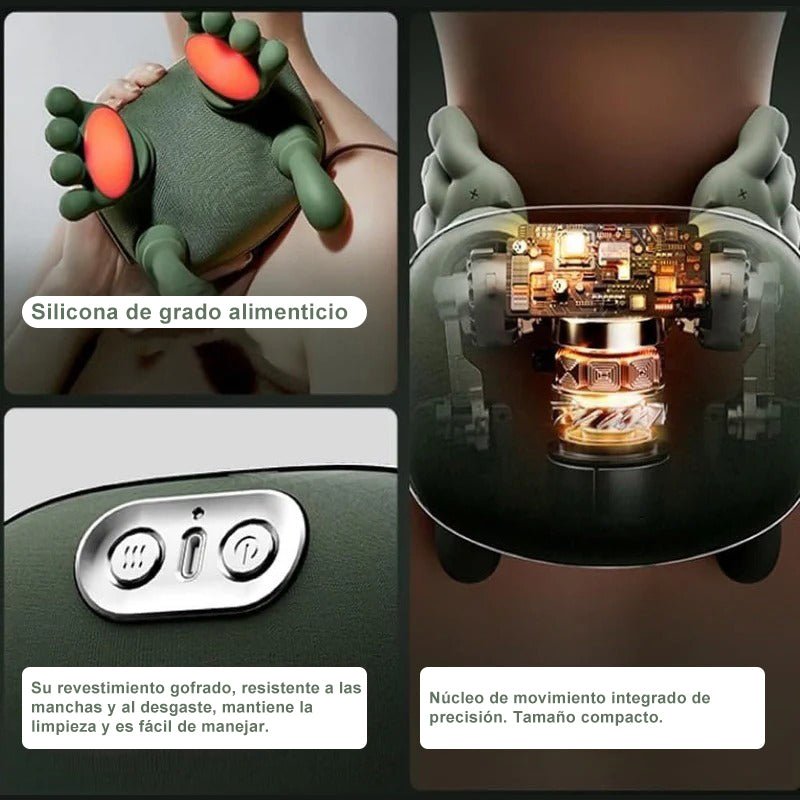 Masajeador Shiatsu de Cuello y Hombros con Calor - 8 Modos de Masaje - Alivia Tensión y Dolor Muscular - Incluye Adaptador para Coche - Diseño Portátil - GimidealMasajeador Shiatsu de Cuello y Hombros con Calor - 8 Modos de Masaje - Alivia Tensión y Dolor Muscular - Incluye Adaptador para Coche - Diseño PortátilGimidealGimidealMasajeador Shiatsu de Cuello y Hombros con Calor - 8 Modos de Masaje - Alivia Tensión y Dolor Muscular - Incluye Adaptador para Coche - Diseño Portátil