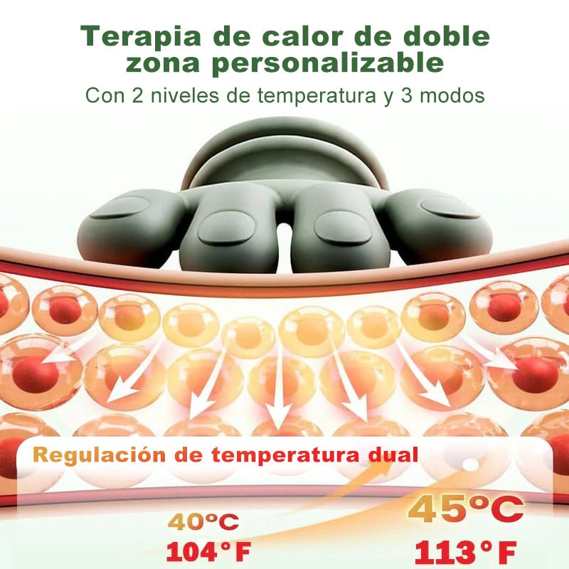 Masajeador Shiatsu de Cuello y Hombros con Calor - 8 Modos de Masaje - Alivia Tensión y Dolor Muscular - Incluye Adaptador para Coche - Diseño Portátil - GimidealMasajeador Shiatsu de Cuello y Hombros con Calor - 8 Modos de Masaje - Alivia Tensión y Dolor Muscular - Incluye Adaptador para Coche - Diseño PortátilGimidealGimidealMasajeador Shiatsu de Cuello y Hombros con Calor - 8 Modos de Masaje - Alivia Tensión y Dolor Muscular - Incluye Adaptador para Coche - Diseño Portátil