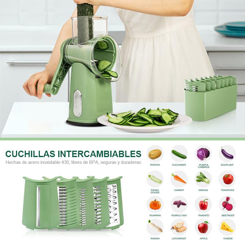 Rallador de Queso Rotativo con Manivela y 5 Cuchillas - GimidealRallador de Queso Rotativo con Manivela y 5 CuchillasGimidealGimidealRallador de Queso Rotativo con Manivela y 5 Cuchillas - Gimideal