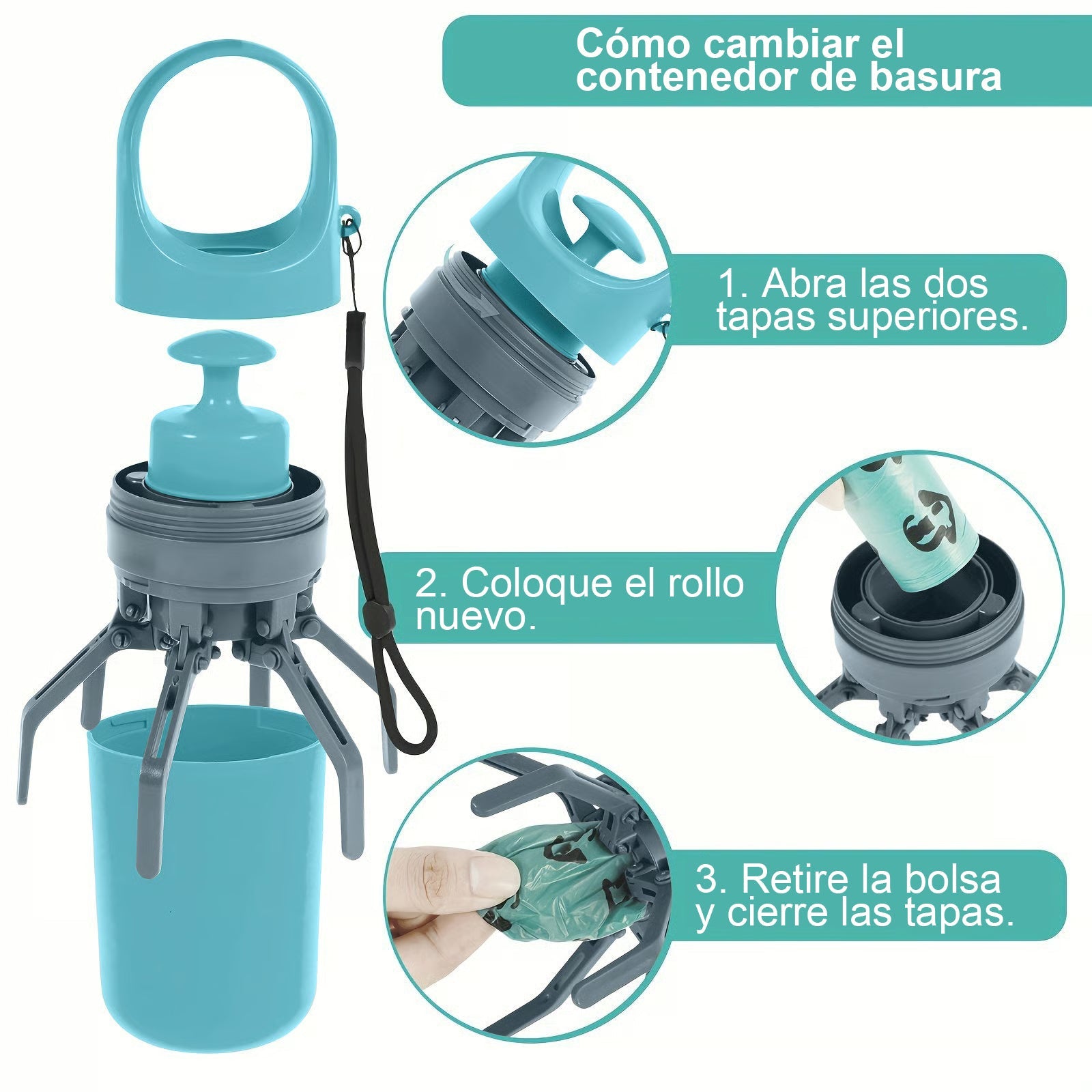 Recogedor de Caca Portátil para Perros - Con Bolsas Incluidas - GimidealRecogedor de Caca Portátil para Perros - Con Bolsas IncluidasGimidealGimidealRecogedor de Caca Portátil para Perros - Con Bolsas Incluidas - Gimideal