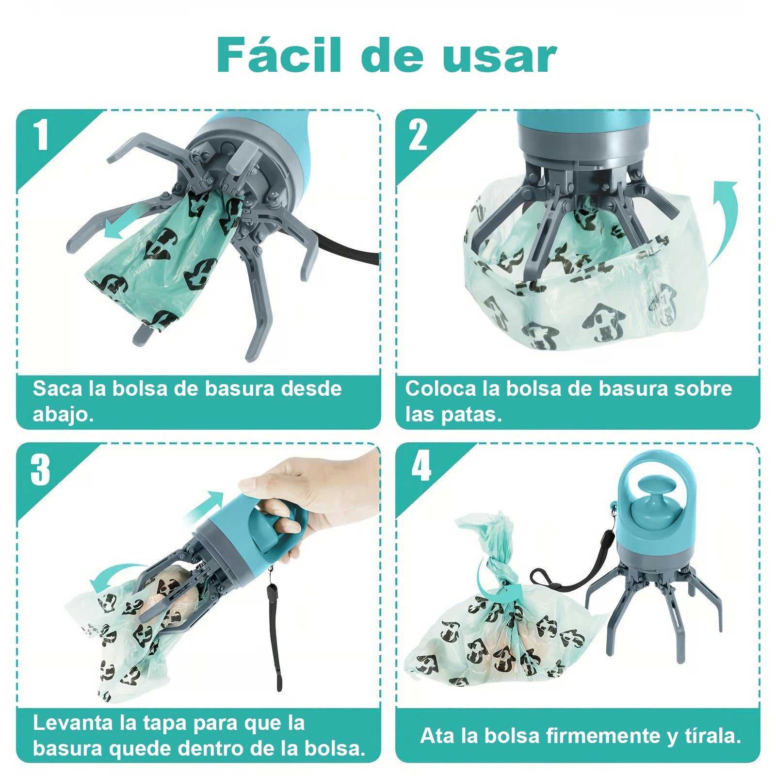 Recogedor de Caca Portátil para Perros - Con Bolsas Incluidas - GimidealRecogedor de Caca Portátil para Perros - Con Bolsas IncluidasGimidealGimidealRecogedor de Caca Portátil para Perros - Con Bolsas Incluidas - Gimideal