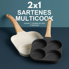 Sugerencia: Set Doble de 2 Sartenes Antiadherentes MultiCook Explori - Cocina 4 Platos sin Mezclar - GimidealSugerencia: Set Doble de 2 Sartenes Antiadherentes MultiCook Explori - Cocina 4 Platos sin MezclarGimidealGimidealSugerencia: Set Doble de 2 Sartenes Antiadherentes MultiCook Explori - Cocina 4 Platos sin Mezclar
