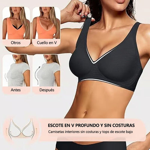 Sujetador sin costuras de compresión para mujer ✨✨ - GimidealSujetador sin costuras de compresión para mujer ✨✨GimidealGimidealNegroSSujetador sin costuras de compresión para mujer ✨✨