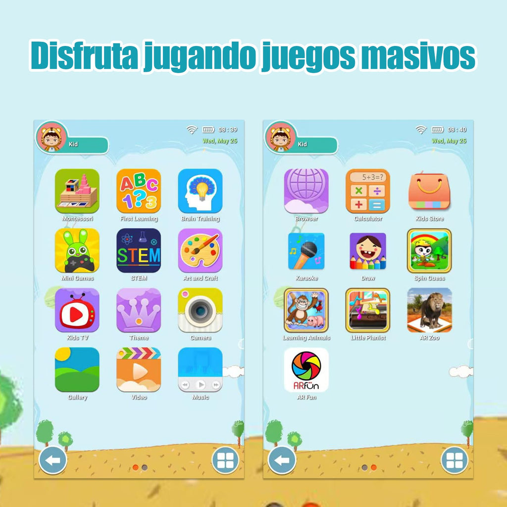 Tableta Educativa Android 7" para Niños 32GB - GimidealTableta Educativa Android 7" para Niños 32GBGimidealGimidealAzulTableta Educativa Android 7" para Niños 32GB - Gimideal