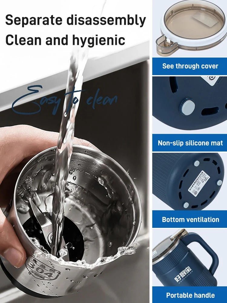 🍵Time - limited Special⏰Large Capacity Electric High Speed Crushing and Grinding Cup - Gimideal🍵Time - limited Special⏰Large Capacity Electric High Speed Crushing and Grinding CupGimidealGimidealWhiteUS - 110V🍵Time - limited Special⏰Large Capacity Electric High Speed Crushing and Grinding Cup